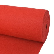 vidaXL Záťažový koberec, hladký 1,2x12 m, červený - cena, srovnání