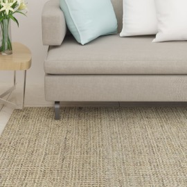 vidaXL Koberec prírodný sisal 66x200 cm sivohnedý