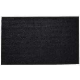 vidaXL Čierna PVC rohožka, 90 x 150 cm