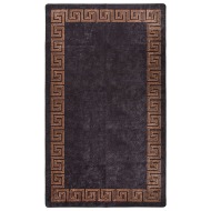 vidaXL Prateľný koberec 190x300 cm čierno-zlatý protišmykový - cena, srovnání