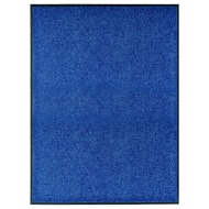 vidaXL Rohožka, prateľná, modrá 90x120 cm - cena, srovnání