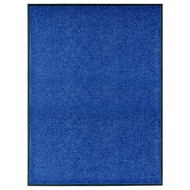 vidaXL Rohožka, prateľná, modrá 90x120 cm - cena, srovnání