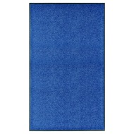 vidaXL Rohožka, prateľná, modrá 90x150 cm