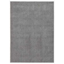 vidaXL Koberec krátky vlas 120x170 cm sivý