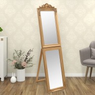 vidaXL Voľne stojace zrkadlo zlaté 45x180 cm - cena, srovnání