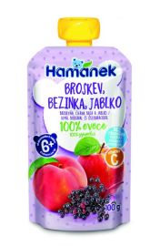 Hame HAMÁNEK Broskyňa, baza, jablko 100g