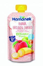 Hame HAMÁNEK Banán, broskyňa, jablko 100g