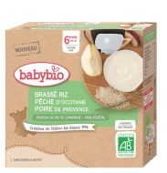 Babybio Ryžová kaša s broskyňou a hruškou 85g - cena, srovnání
