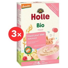 Holle Kaša nemliečna Bio babymüsli 3x250g