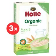 Holle Kaša mliečna Bio špaldová 3x250g - cena, srovnání