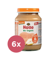 Holle Bio Hruška a špaldové vločky 6x190g - cena, srovnání