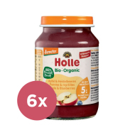 Holle Bio Jablko a čučoriedka 6x190g - cena, srovnání
