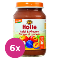 Holle Bio Jablko a slivka 6x190g - cena, srovnání