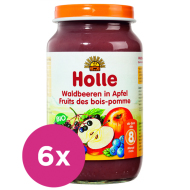 Holle Bio Lesné plody v jablku 6x220g - cena, srovnání