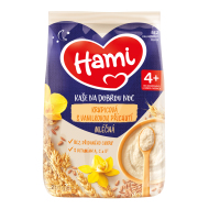 Nutricia HAMI Kaša mliečna krupicová s vanilkovou príchuťou 210g - cena, srovnání
