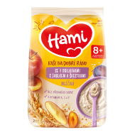 Nutricia Hami mliečná kaša so 7 obilninami s jablkom a slivkami 210g - cena, srovnání