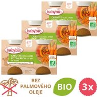 Babybio Príkrm Mrkva a tekvica 3x 2x130g - cena, srovnání