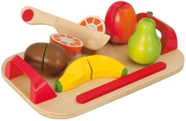 Eichhorn Drevený podnos s ovocím Chopping Board Fruits 12 dielov