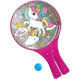 Mondo Plážový tenis Jednorožec růžová,Unicorn