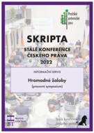 SRIPTA SKČP Hromadné žaloby (pracovní sympozium) - cena, srovnání