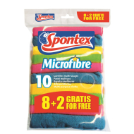 Spontex Utierky Microfibre 30x30cm 10ks - cena, srovnání