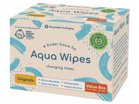 Aqua Wipes BIO Aloe Vera 100% rozložiteľné obrúsky 12x64ks