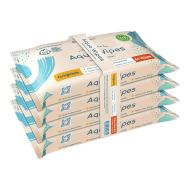 Aqua Wipes BIO Aloe Vera 100% rozložiteľné obrúsky 4x64ks - cena, srovnání