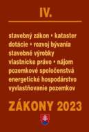 Zákony IV 2023 - stavebné zákony a predpisy - cena, srovnání