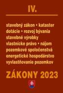 Zákony IV 2023 - stavebné zákony a predpisy - cena, srovnání