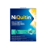 Omega Pharma NiQuitin CLEAR 21 mg/24h 7ks - cena, srovnání