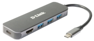D-Link 5-in-1 USB-C Hub DUB-2333 - cena, srovnání