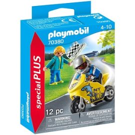 Playmobil 70380 Chlapci s pretekárskou motorkou