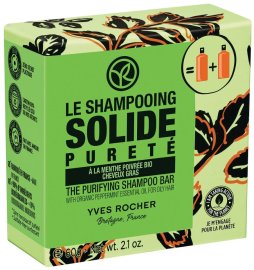 Yves Rocher Tuhý šampón na mastné vlasy 60 g