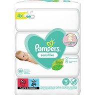 Pampers Vlhčené obrúsky XXL Sensitive 4x80ks - cena, srovnání