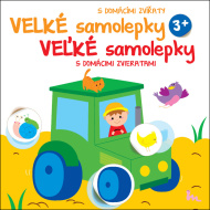 Velké samolepky s domácími zvířaty Traktor - cena, srovnání