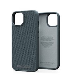 Njord iPhone 14 Woven Fabric Case Dark Grey