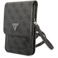 Guess PU 4G Triangle Logo Phone Bag Black - cena, srovnání