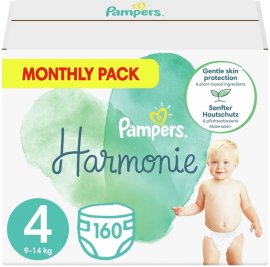 Pampers Plienky Harmonie 4 9-14kg 160ks