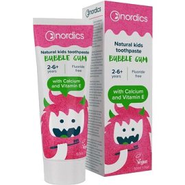 Nordics Prírodná zubná pasta pre deti s príchuťou žuvačky 50ml
