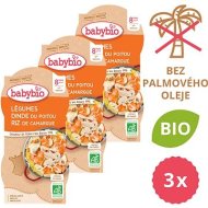 Babybio Zelenina s morčacím mäsom a ryžou 3x(2x200g) - cena, srovnání
