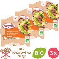 Babybio Paštrnák s hráškom a farmárskou kačicou 3x260g - cena, srovnání
