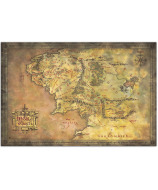 Grupo Erik Plagát Lord of the Rings - Middle Earth Map - cena, srovnání