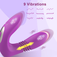 Paloqueth Dual Thrusting G-Spot and Clitoris Vibrator - cena, srovnání