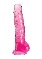 Pipedream King Cock Clear Cock with Balls 8" - cena, srovnání