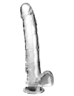 Pipedream King Cock Clear Cock with Balls 11" - cena, srovnání