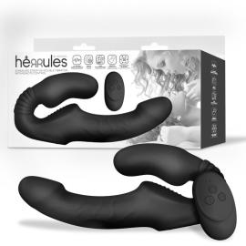 Herrules Strapless Strap-On Double Vibrator Remote Control