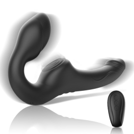 Ibiza Strapless Vibrator with Remote Control Push Button