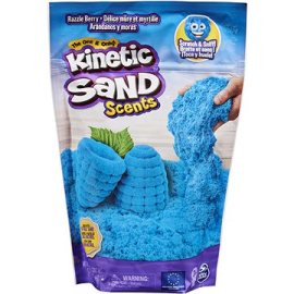 Spinmaster Kinetic Sand Voňavý Tekutý Piesok Ostružina s malinou 227g