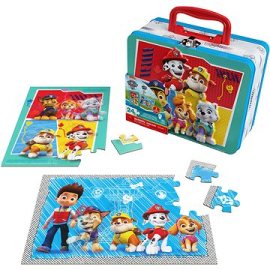 Spinmaster SMG Paw Patrol Puzzle v plechovej krabičke