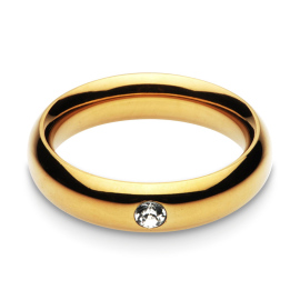 Black Label Jewelled Golden Donut Cockring 50mm